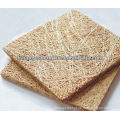 Special And Anti-fire Curved Thread Item Wood Wool Acoustic Panel For Gymnasium And Cinema